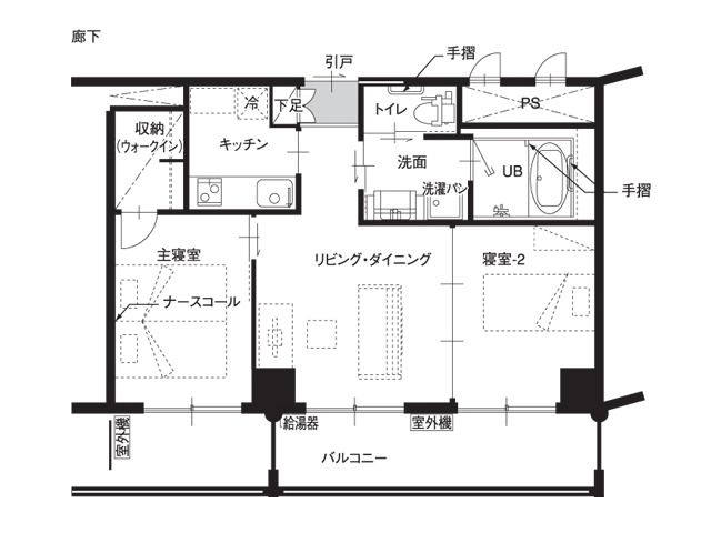 住宅型有料老人ホーム ウェルネス浜名湖のCタイプの間取り図