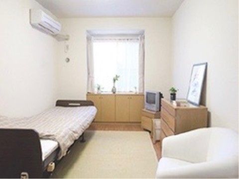 「ゴールドエイジエクセレント」の居室。ご夫婦でも入居できる。