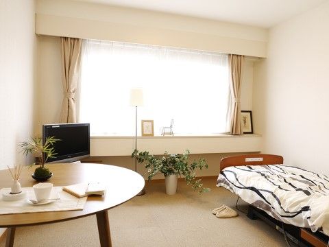 グッドタイムホーム・不動前の居室３。自分だけの時間をお楽しみください。