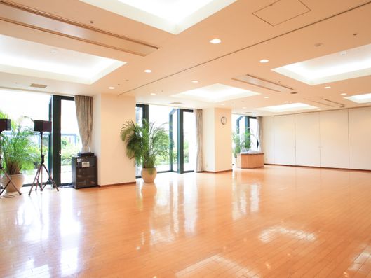 開放感ある共有スペース