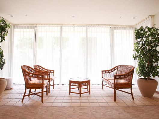 開放感溢れる部屋も