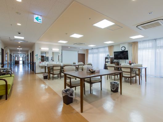 広いスペースの共有ルーム