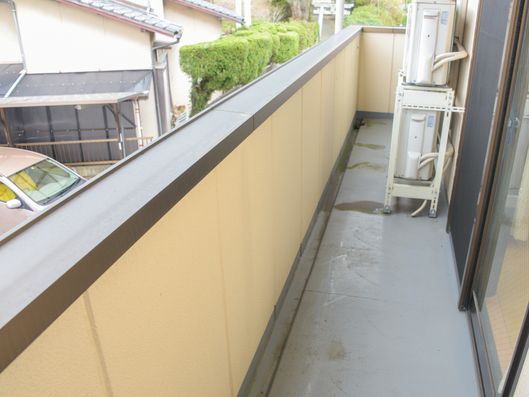 室外機のあるスペース