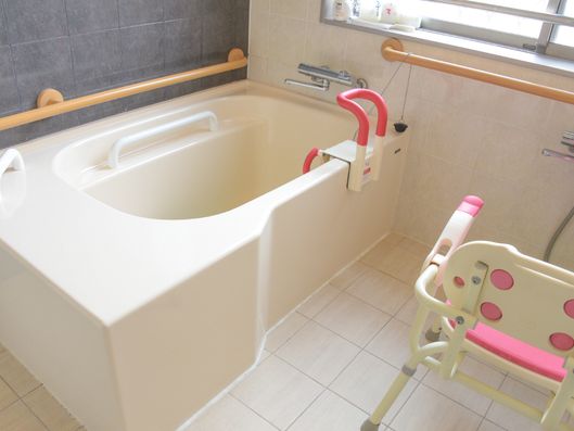 入浴しやすいバスルーム