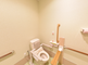 バリアフリーのトイレ設備が整う部屋