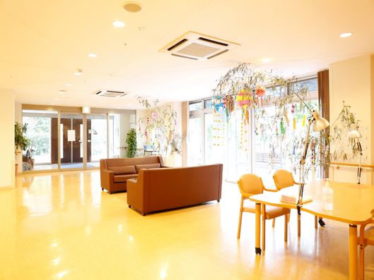 七夕イベントの笹飾り