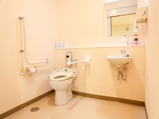 トイレルームと洗面台