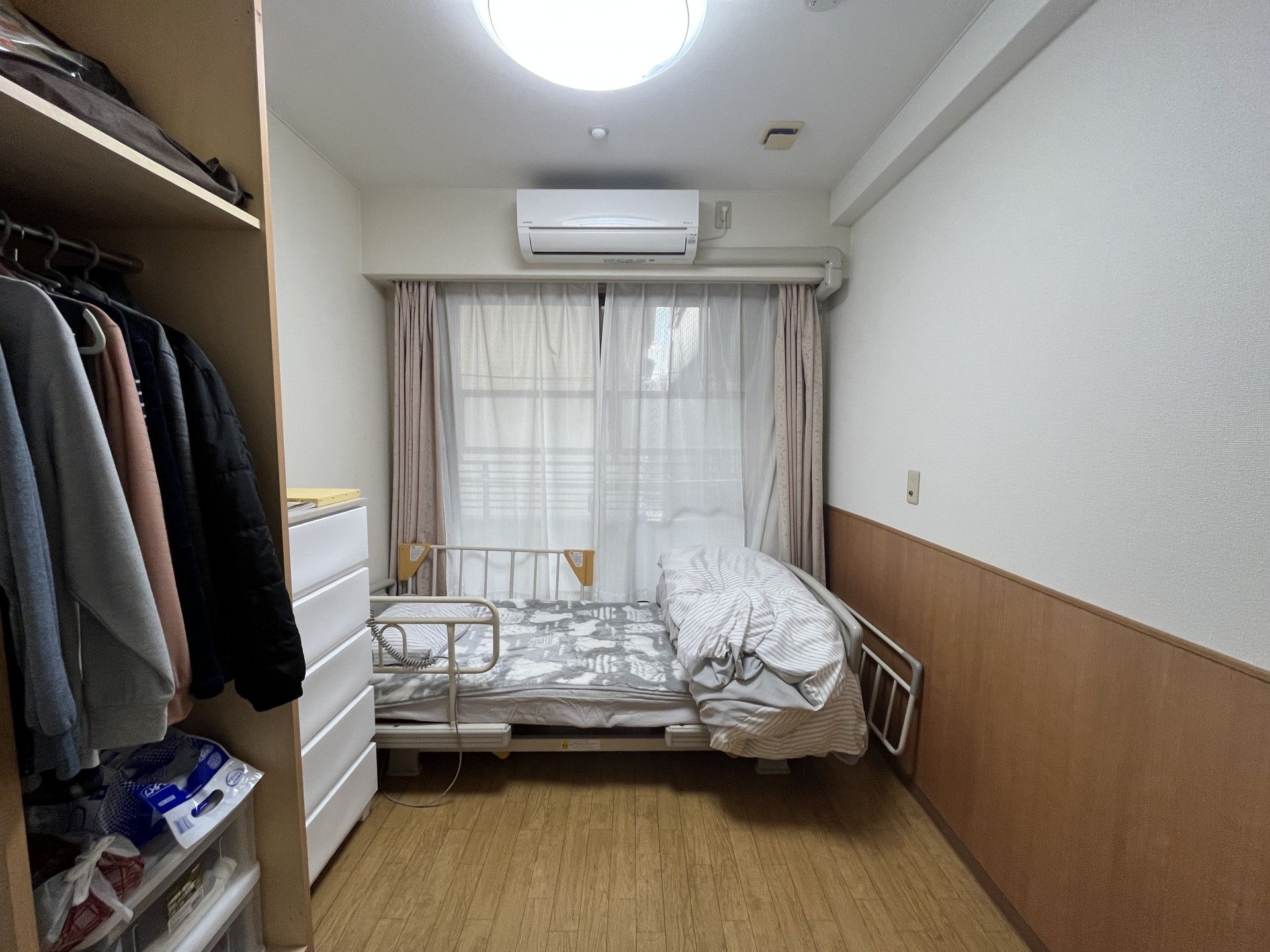 落ち着いた個室の様子