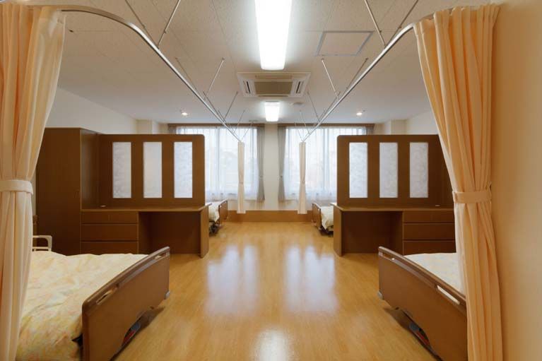 ゆったりとした居室空間