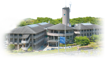 ゆったりとした施設の外観