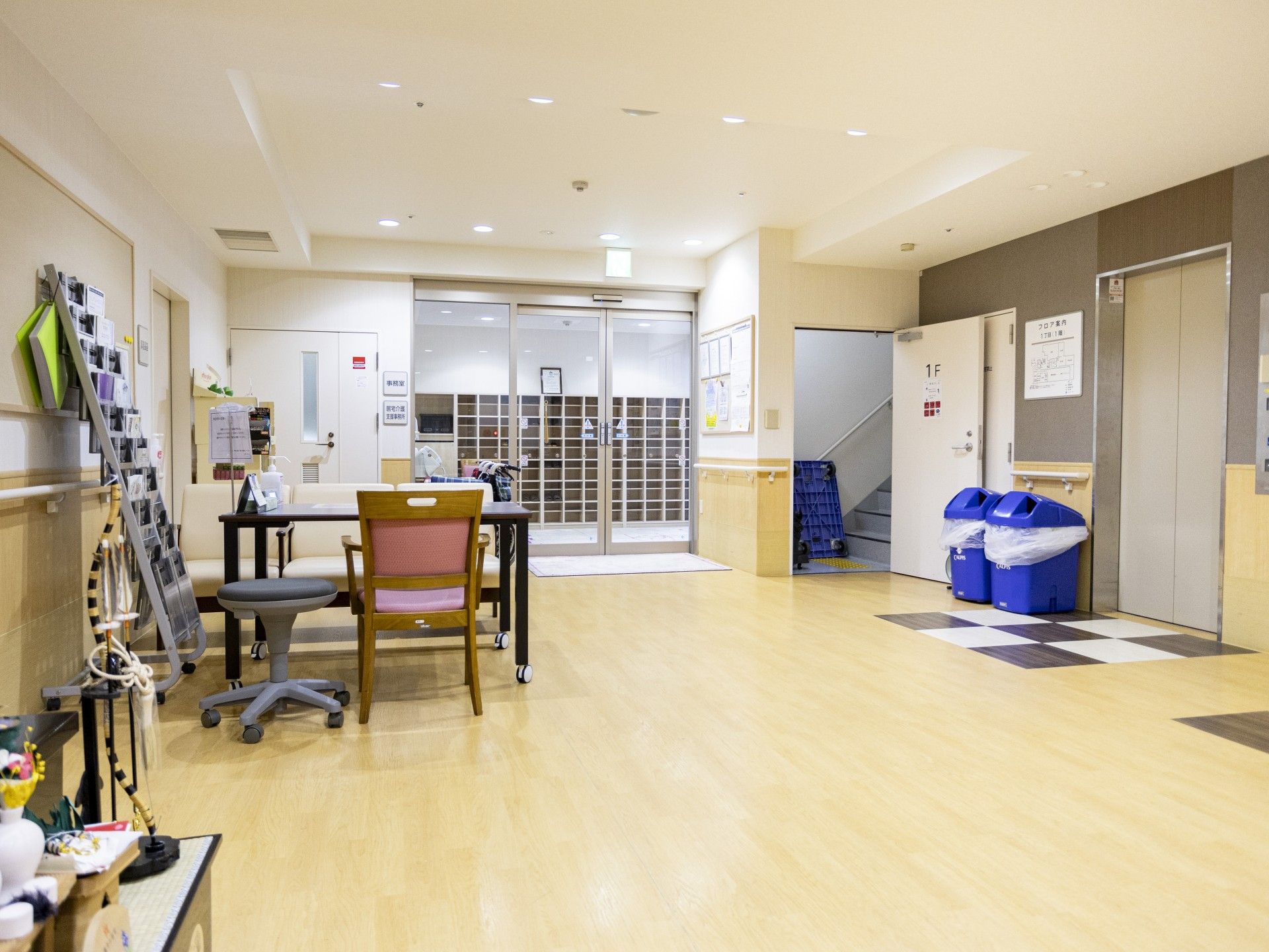 広々としたエントランス