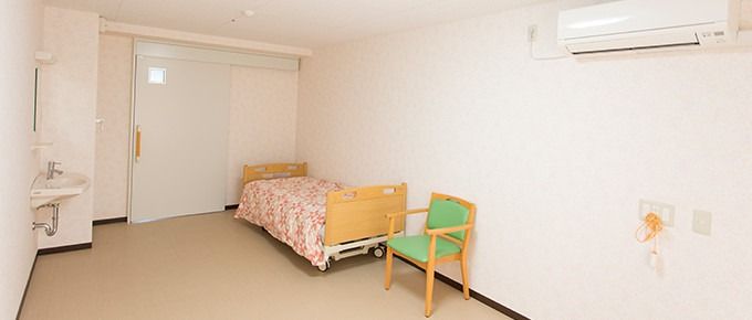 シンプルな個室