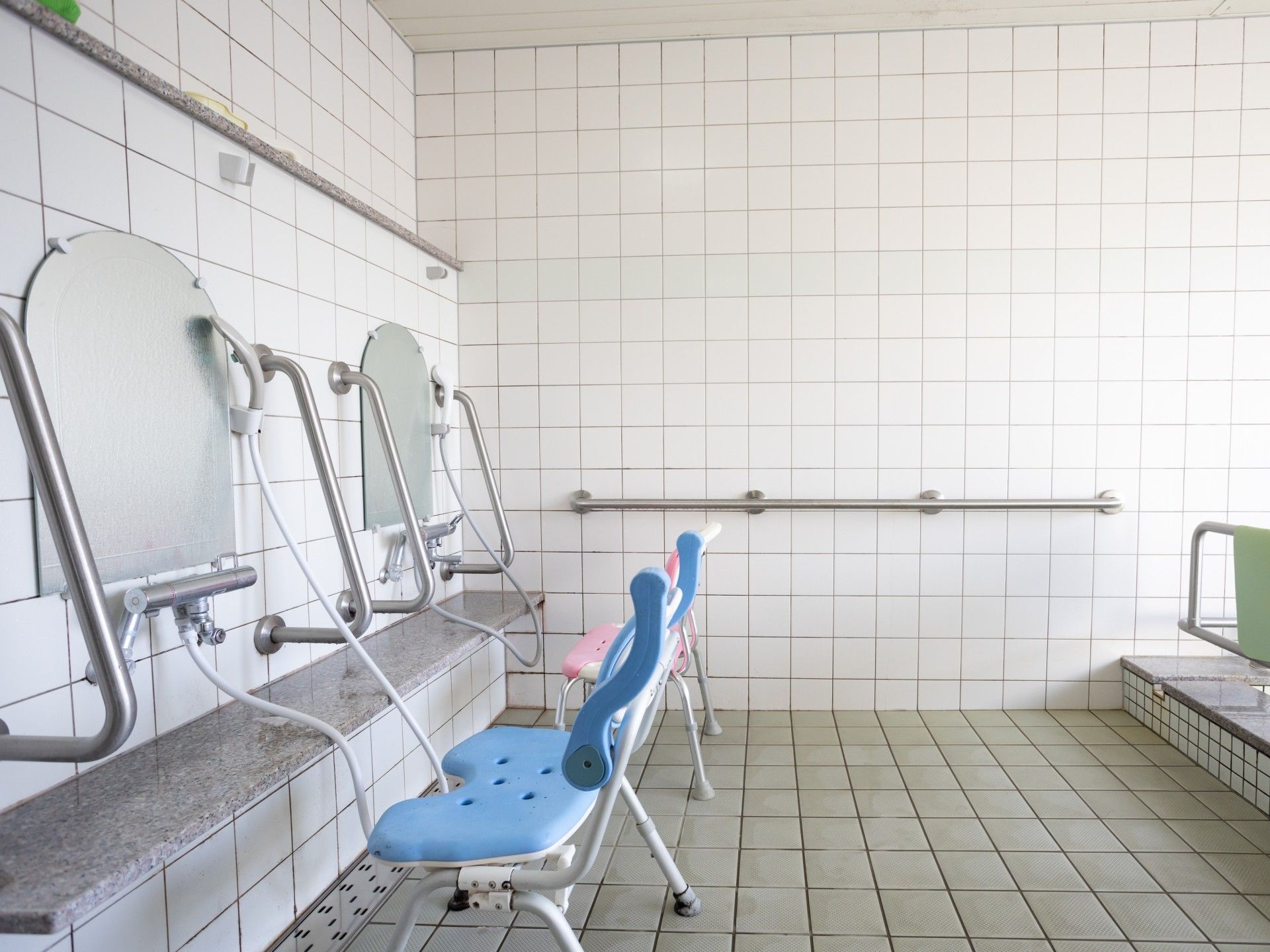 安全な洗面スペース