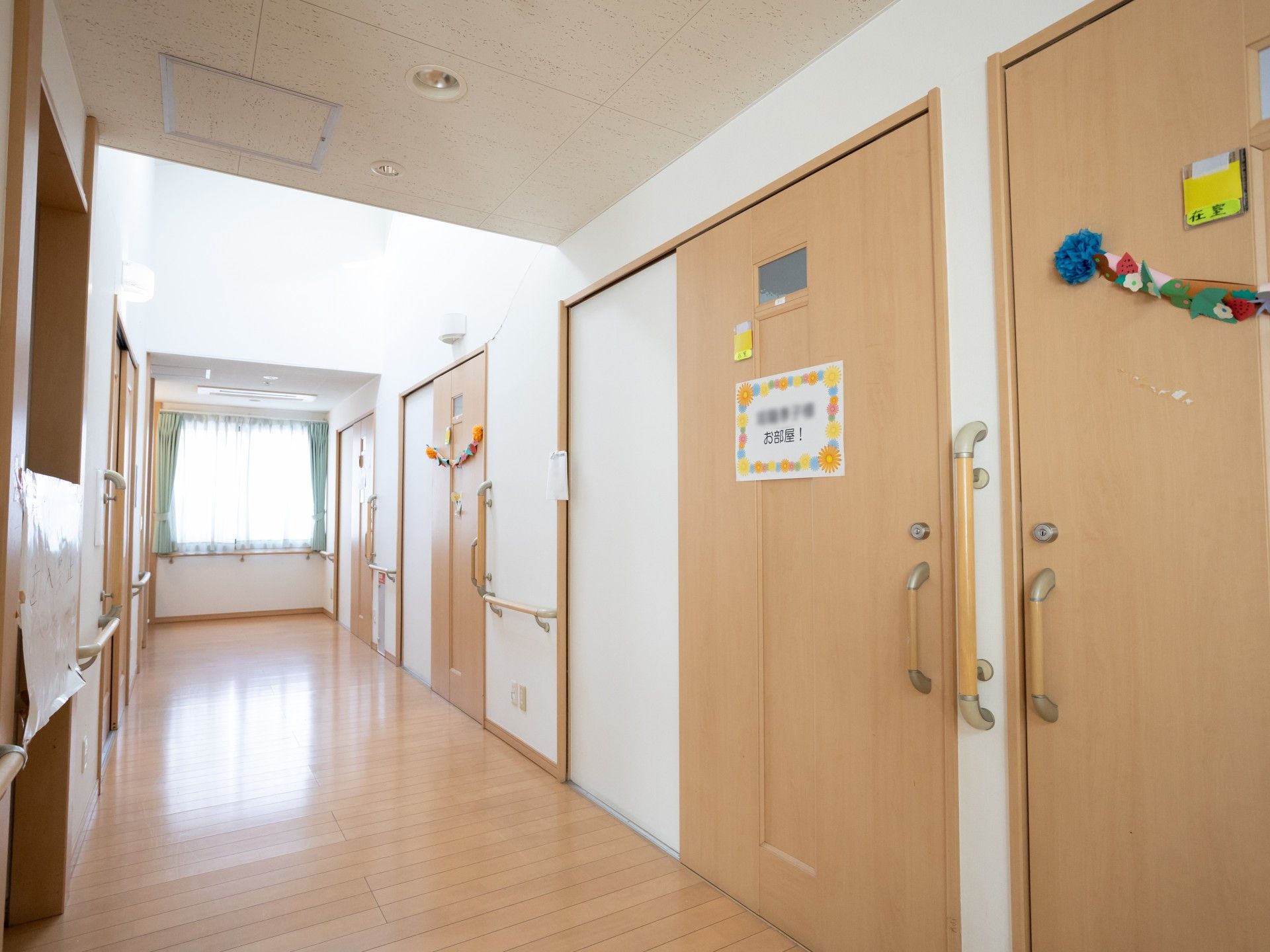 明るい廊下