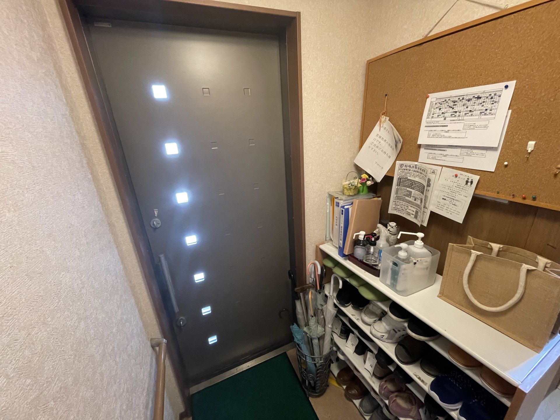 玄関の様子
