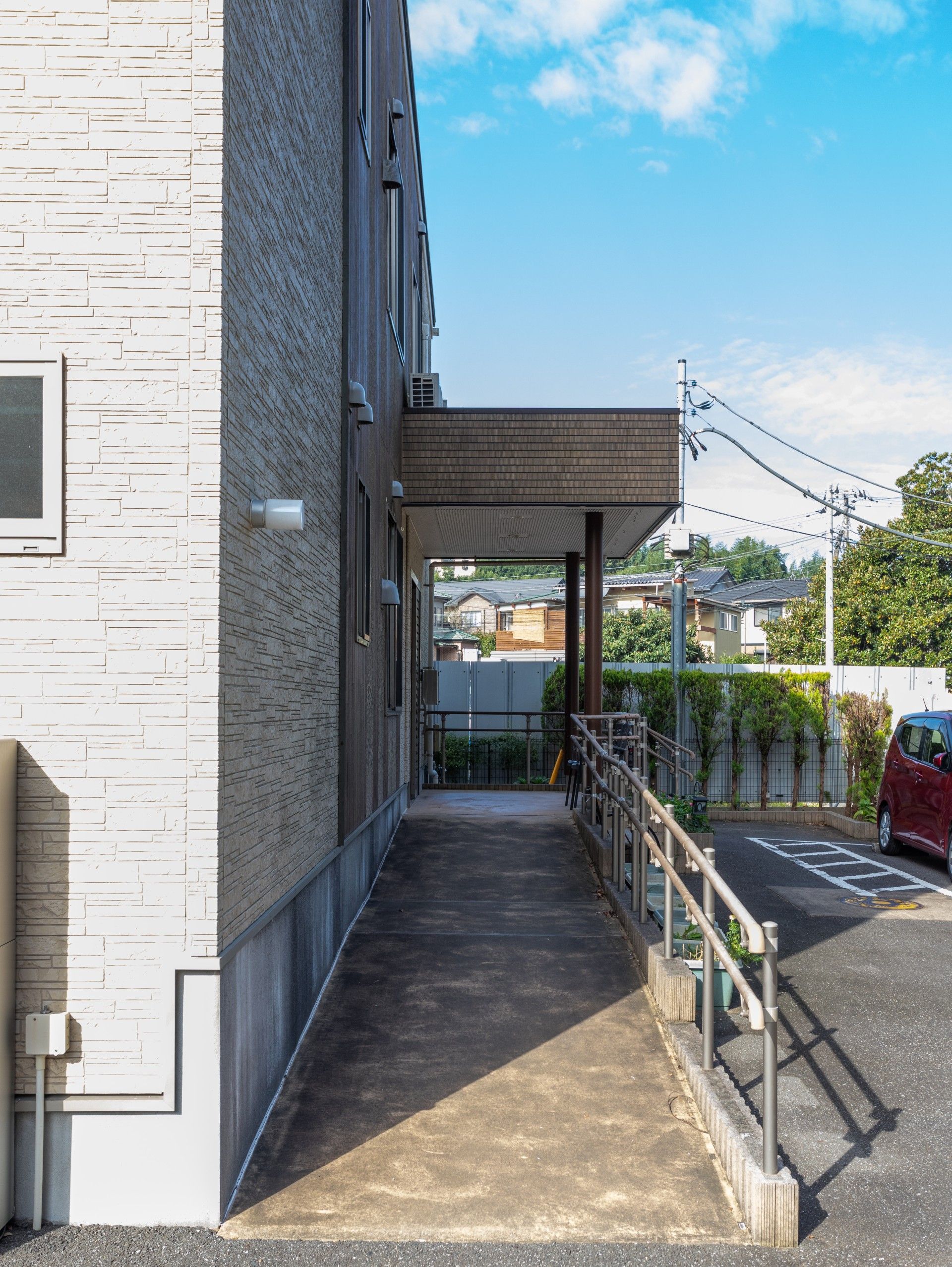 バリアフリーの通路