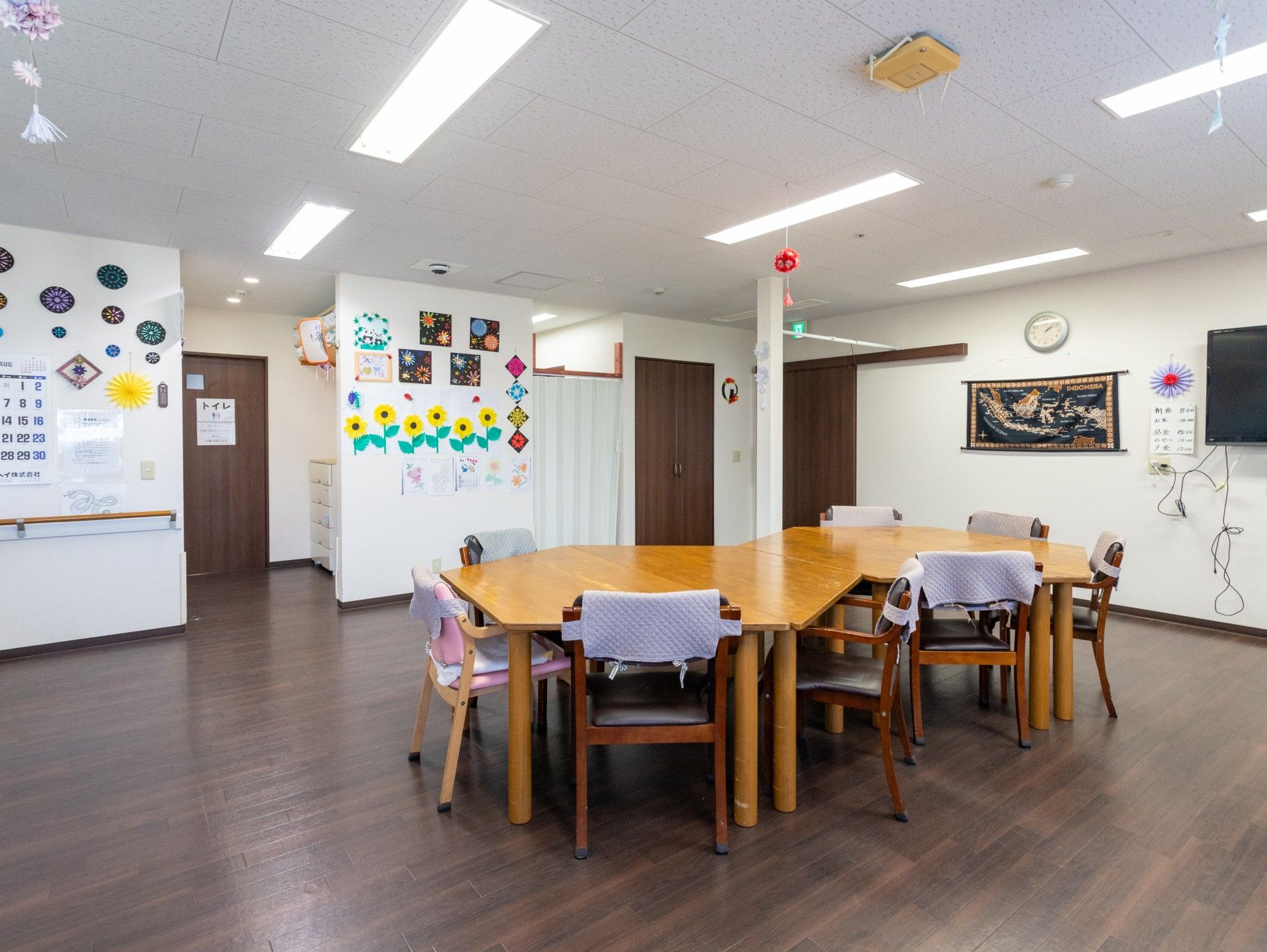 フローリングの個室