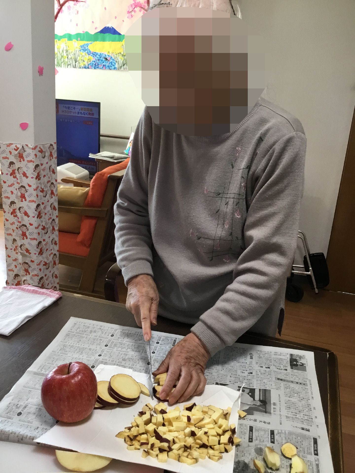 日常生活の一コマ 居室