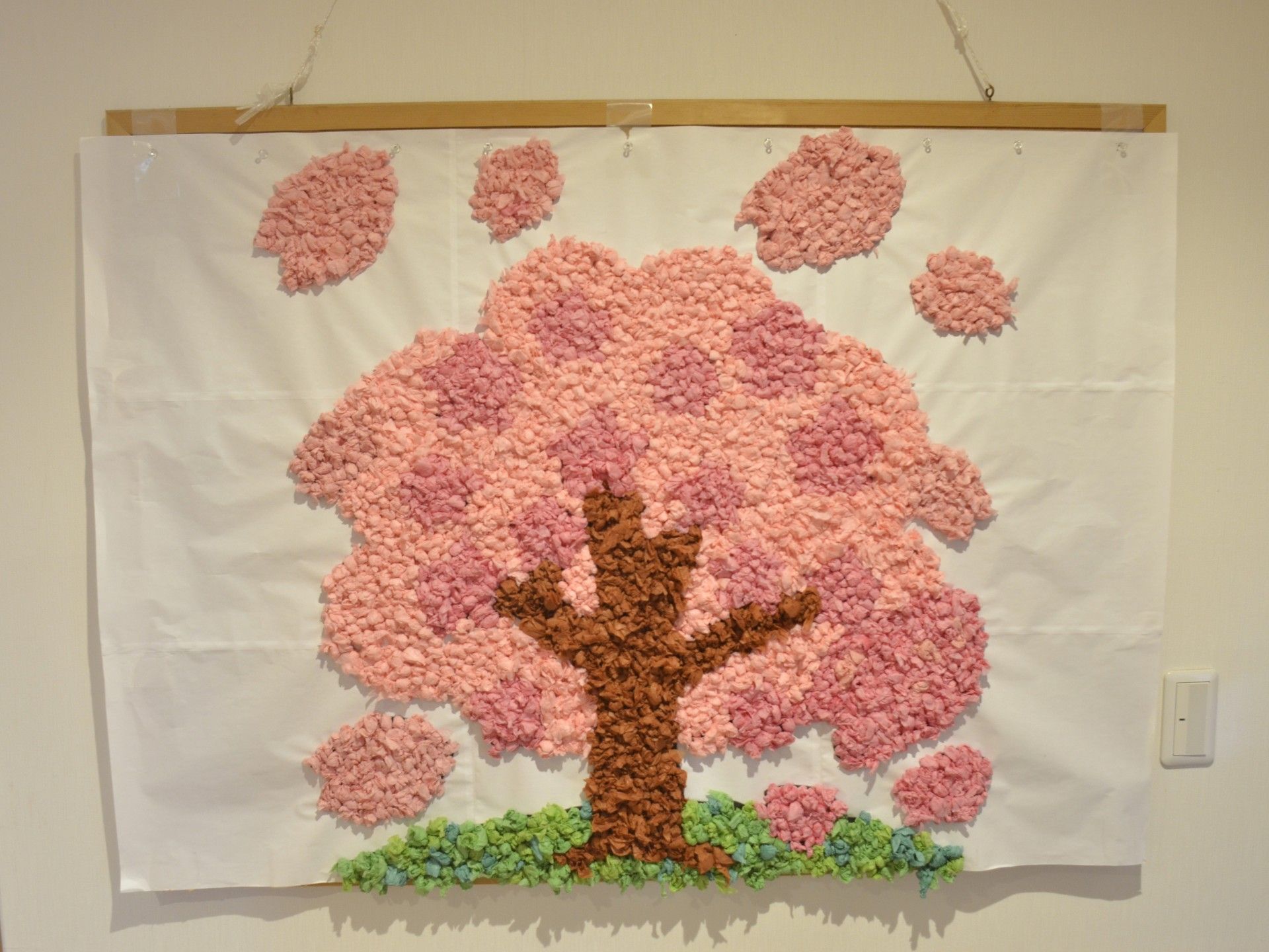 桜の壁飾り