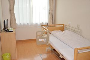 快適な個室の寝室