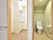 清潔なトイレと洗面所