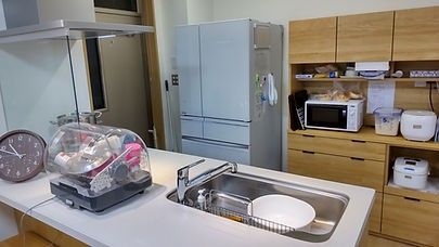 清潔なキッチンスペース