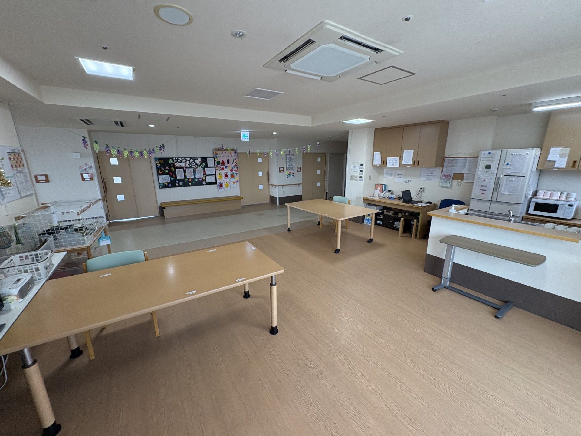 広々とした共有スペース