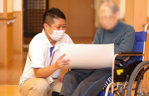 親切なスタッフと利用者