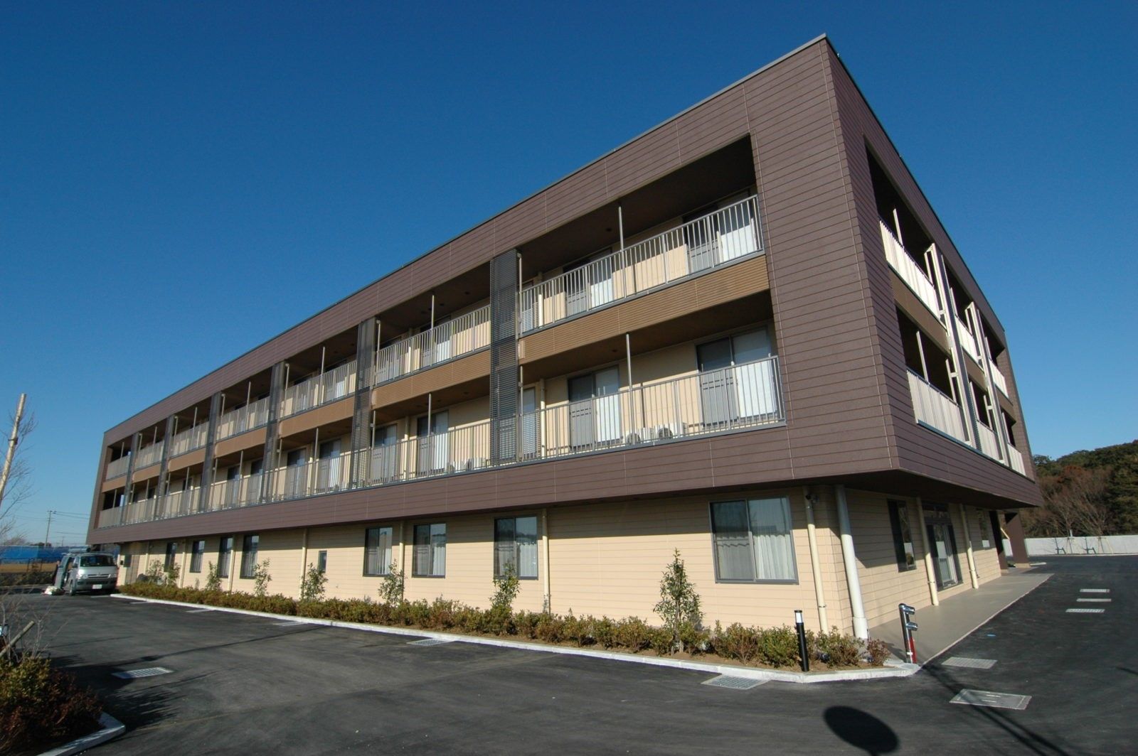 快適な居住空間の建物
