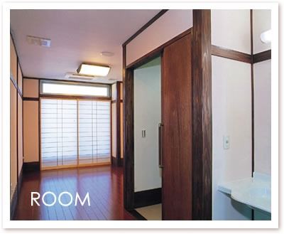 和風の落ち着いた部屋