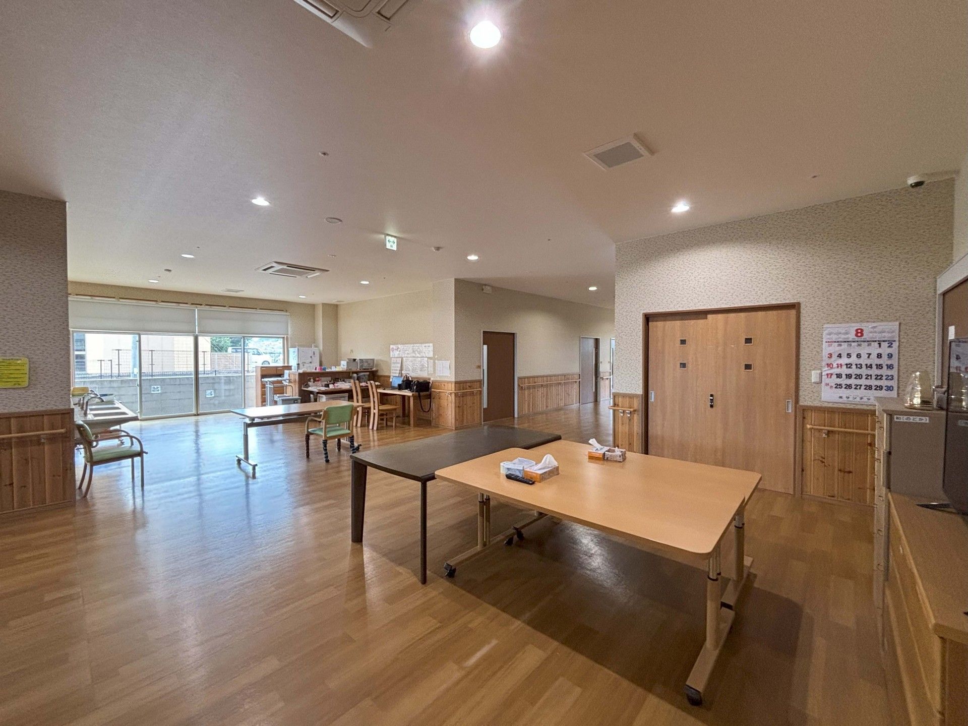 広々とした共有スペース