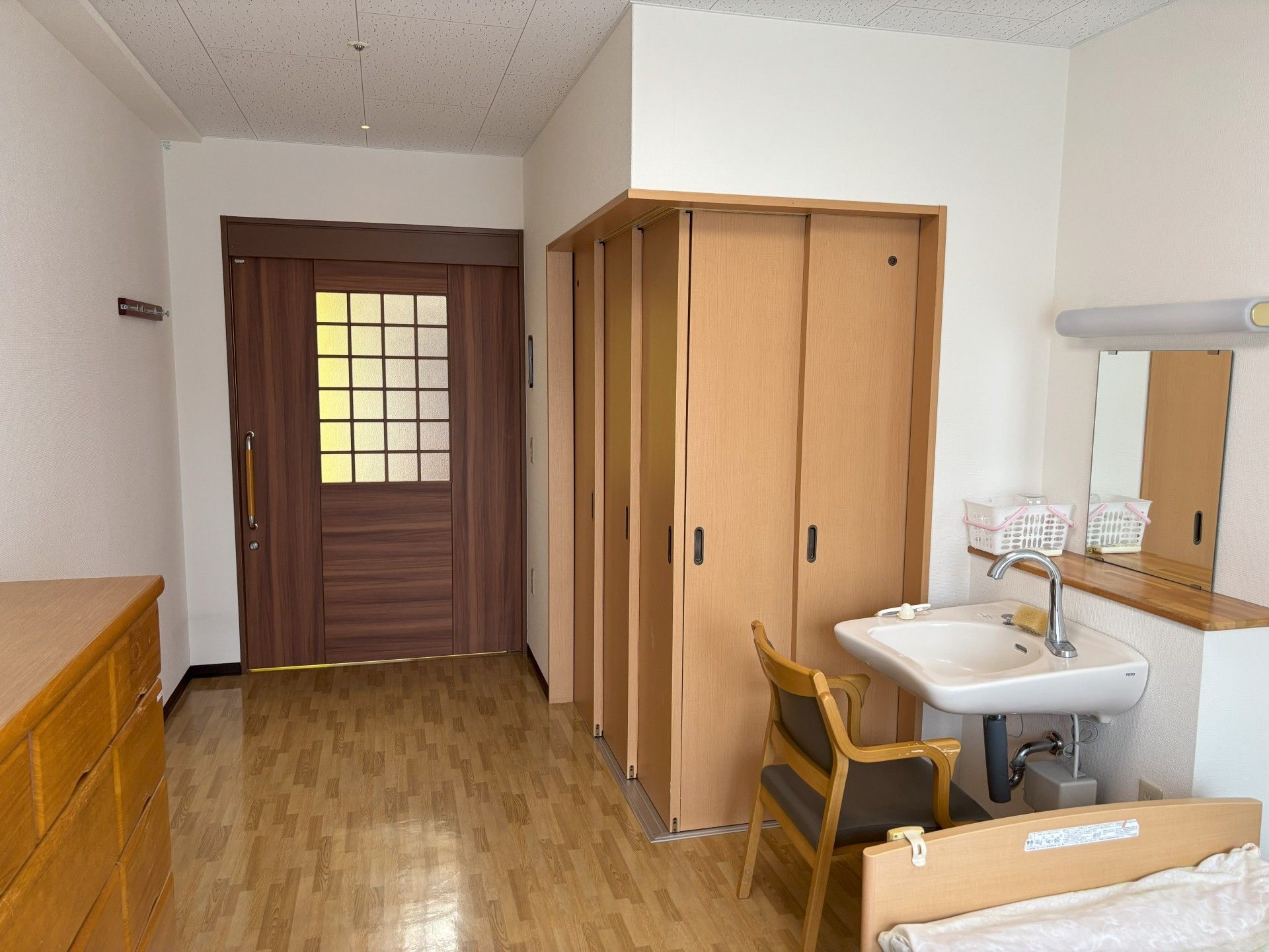 落ち着いた個室の一角