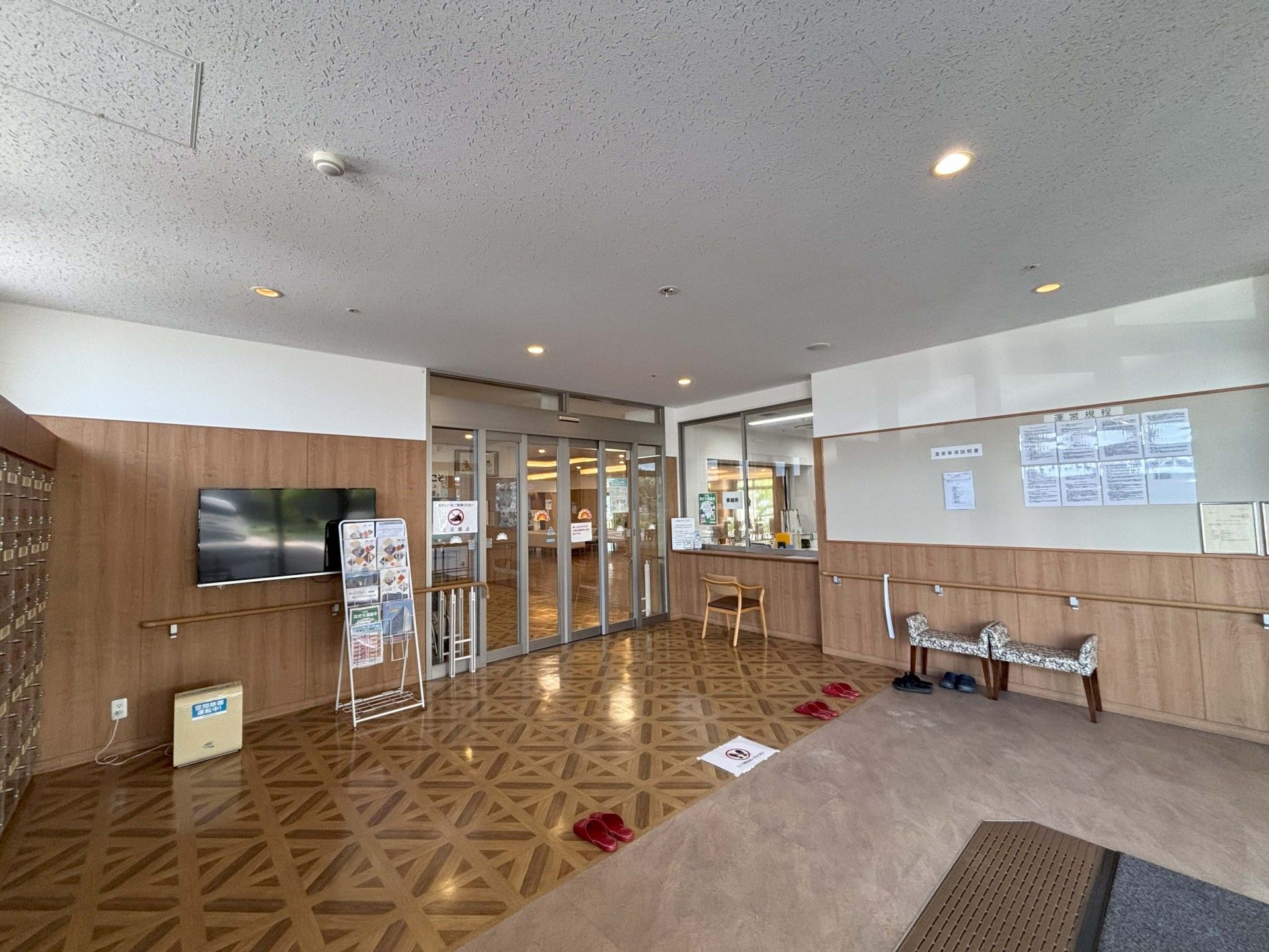 広々としたエントランス