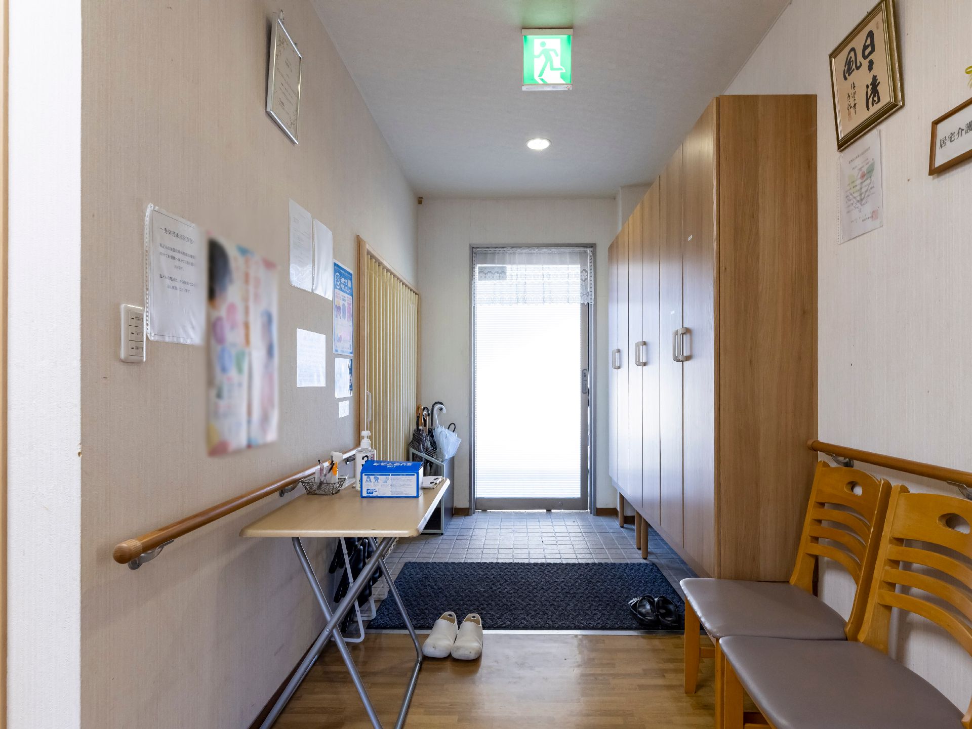 段差のない玄関