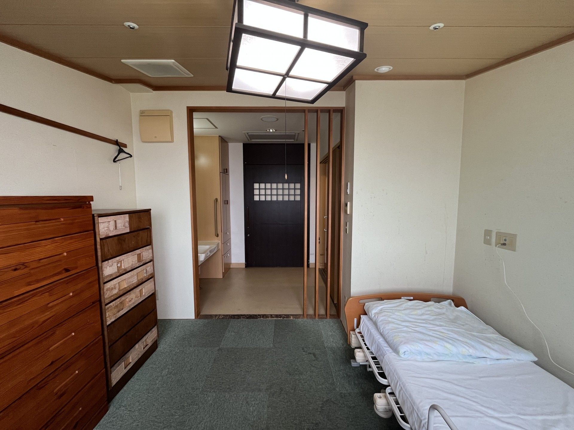 落ち着いた個室の一角