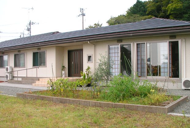 明るい外観の居室