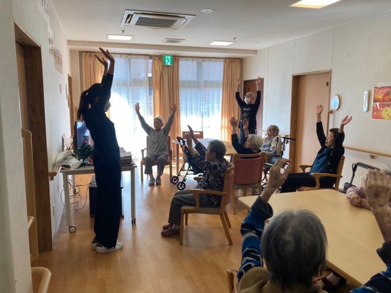 活動中の居室