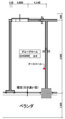 水野 グループホームの間取り1の間取り図