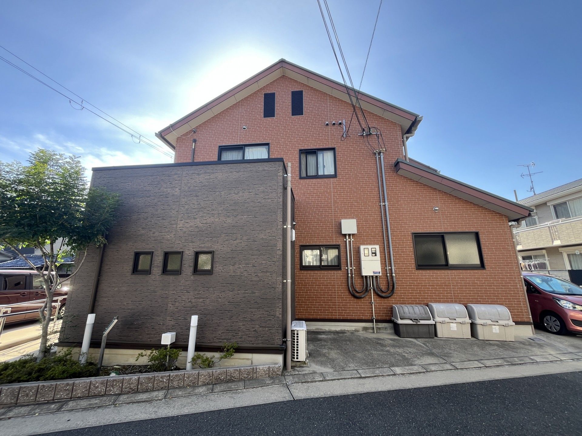 赤レンガの外観