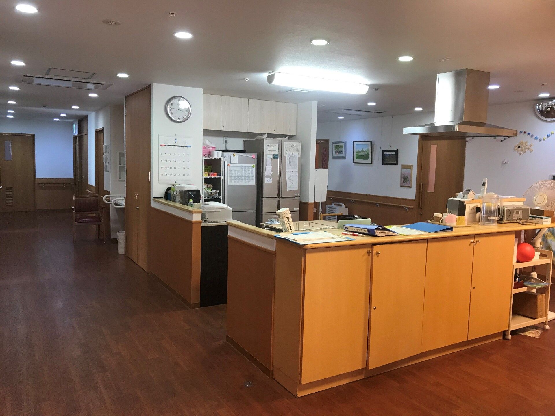 ・リビングに面した開放的なキッチン