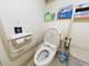 バリアフリー設計のトイレスペース