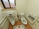 バリアフリーのトイレ設備が整った部屋