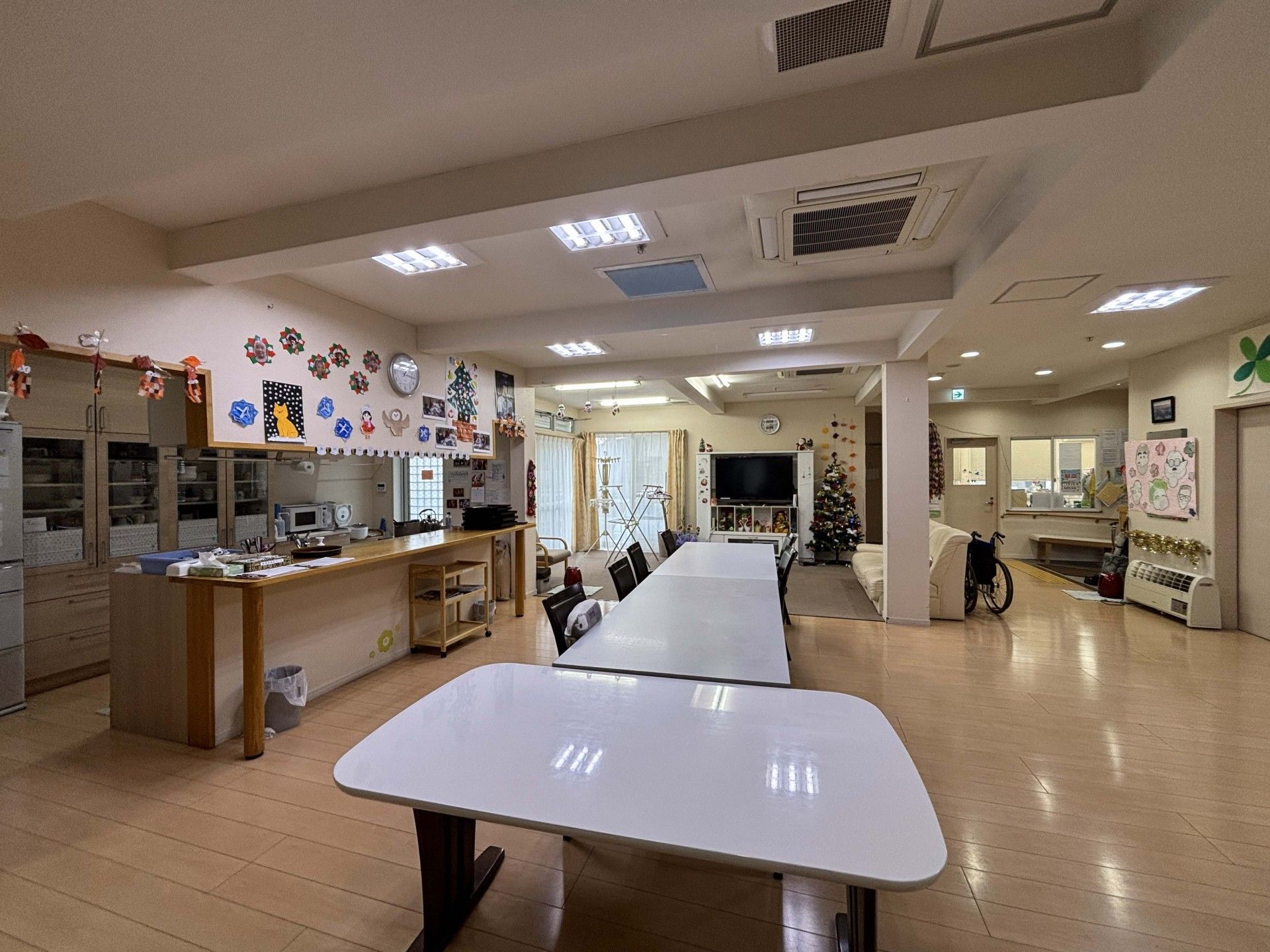 広い共有スペース