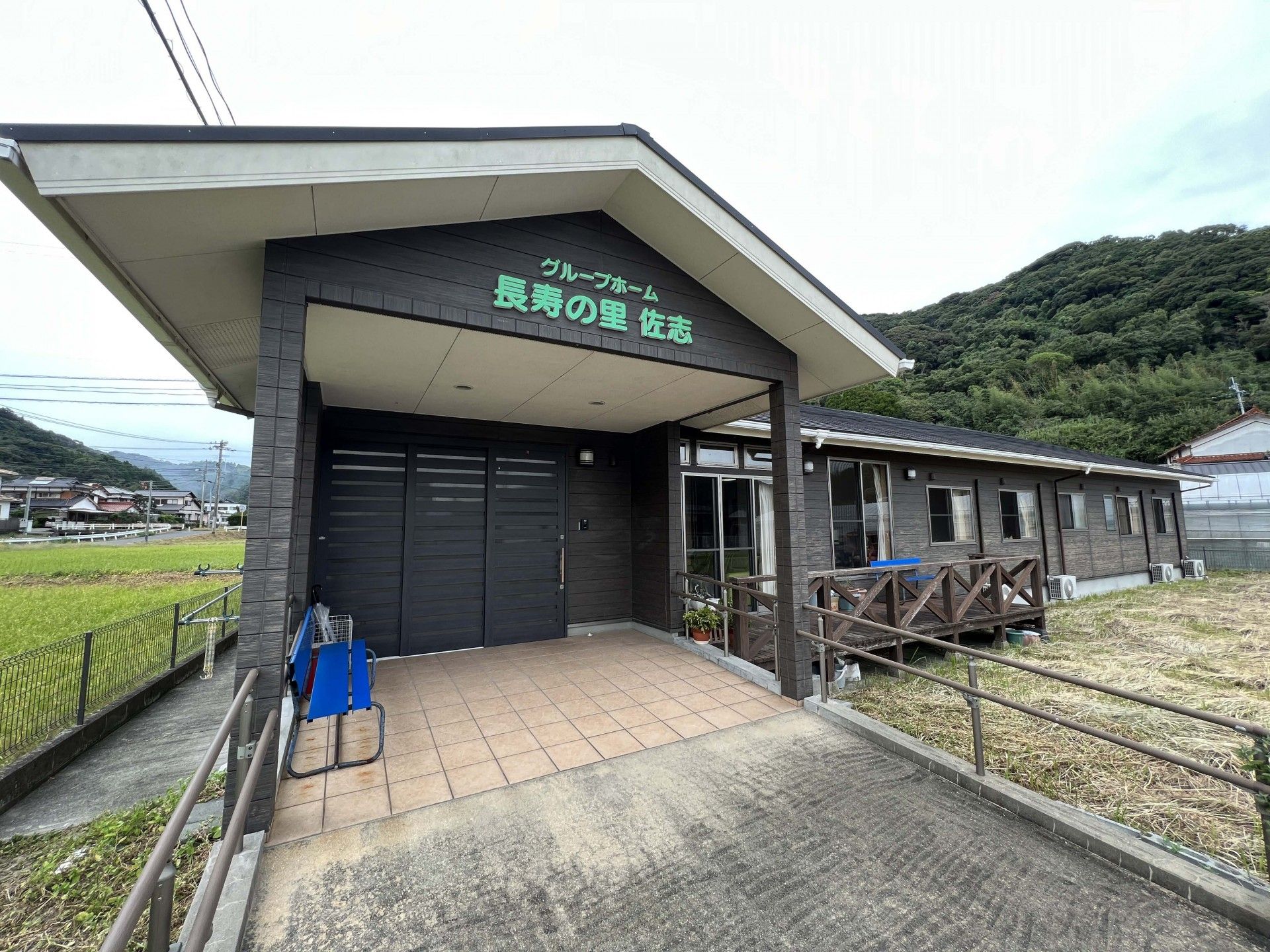 1階建ての外観