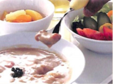 色とりどりの食事内容