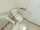 バリアフリーのトイレスペース