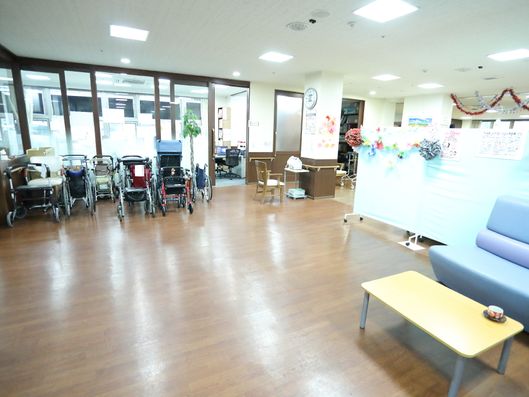 ヘルパーステーション前のスペース