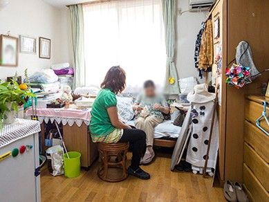 居室での交流
