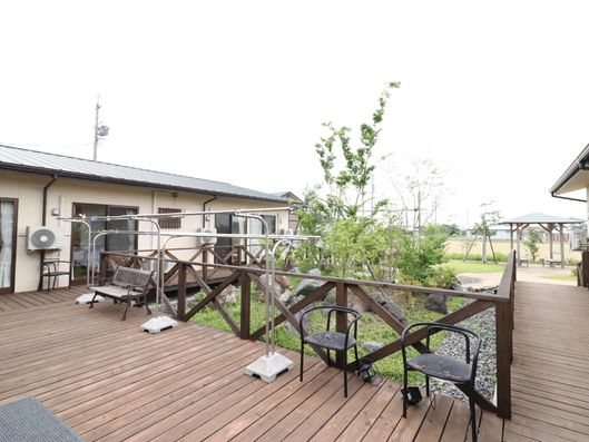 テラスからの園庭