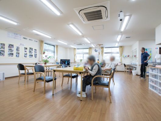 テレビがある共有スペース